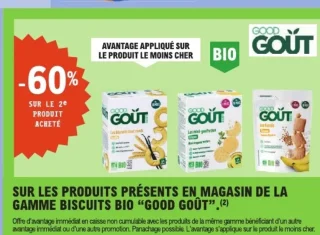 Gamme Biscuits Bio "Good Goût"