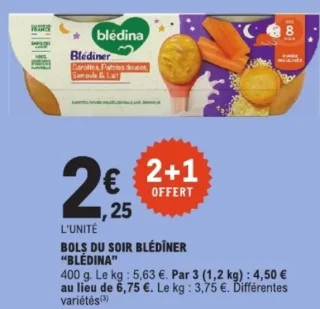 Bols du soir Blédiner "Blédina"