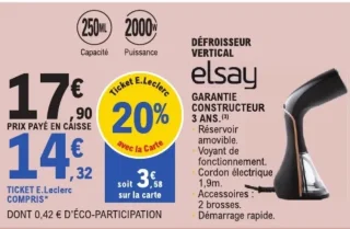 Défroisseur vertical Elsay