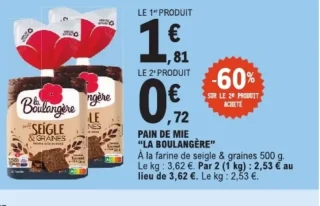 PAIN DE MIE "LA BOULANGÈRE"