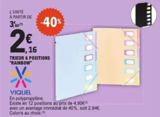 Trieur 6 positions "Rainbow" Viquel