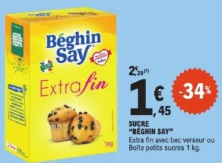 Sucre "BÉGHIN SAY" Extra fin