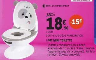 Pot mini toilette