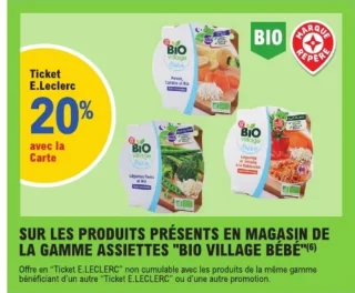 Assiettes Bio Village Bébé