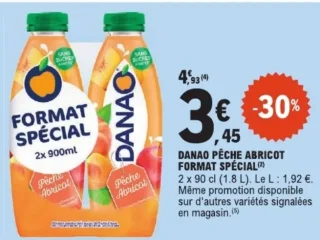 Danao Pêche Abricot Format Spécial
