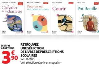 Une sélection de livres de prescriptions scolaires