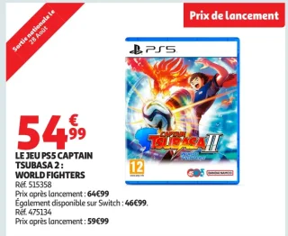 Le jeu PS5 Captain Tsubasa 2 : World Fighters