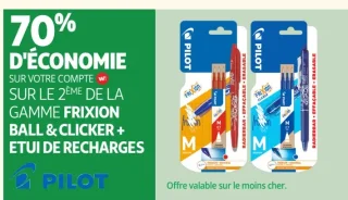 Gamme Frixion Ball & Clicker + étui de recharges Pilot