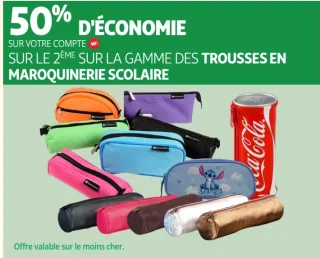 Trousses en maroquinerie scolaire