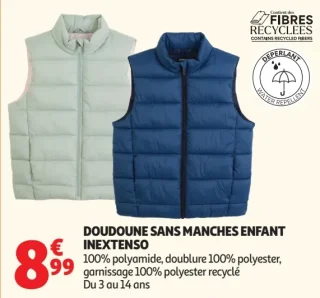 Doudoune sans manches enfant Inextenso