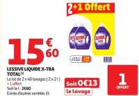 Lessive Liquide X-Tra Total
