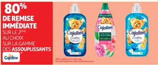 Gamme des assouplissants Cajoline