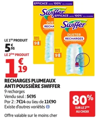 Recharges plumeaux anti poussière Swiffer