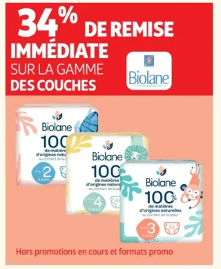 Gamme des couches Biolane