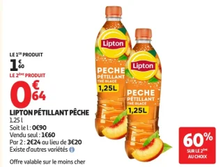 LIPTON PÉTILLANT PÊCHE
