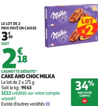 Cake and Choc Milka