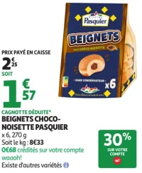Beignets Choco-Noisette Pasquier