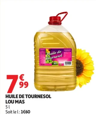 Huile de tournesol Lou Mas