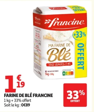 Farine de blé Francine