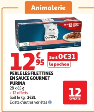 Perle les filettines en sauce Gourmet Purina