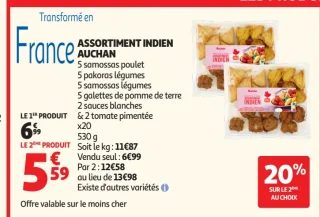 ASSORTIMENT INDIEN AUCHAN