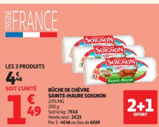 Bûche de chèvre Sainte-Maure Soignon
