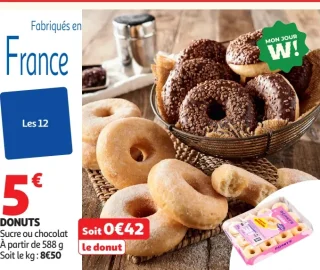 Donuts Sucre ou chocolat