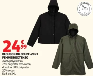 BLOUSON OU COUPE-VENT FEMME INEXTENSO