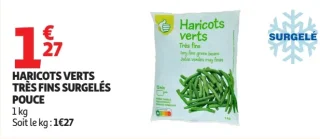 Haricots Verts Très Fins Surgelés Pouce