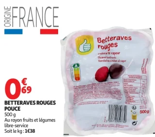 Betteraves Rouges Pouce