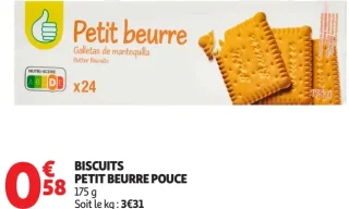 Biscuits Petit Beurre Pouce