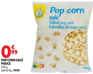 Pop Corn Salé Pouce