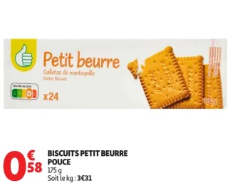 Biscuits Petit Beurre Pouce