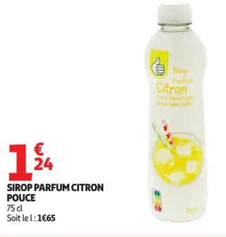 Sirop Parfum Citron Pouce