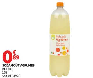 Soda Goût Agrumes Pouce