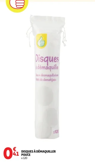 Disques à démaquiller Pouce