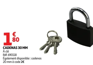 Cadenas 30 mm