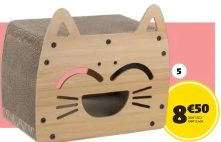 Maisonnette pour chat avec grattoir GiFi