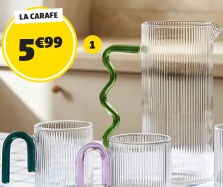 Carafe en verre