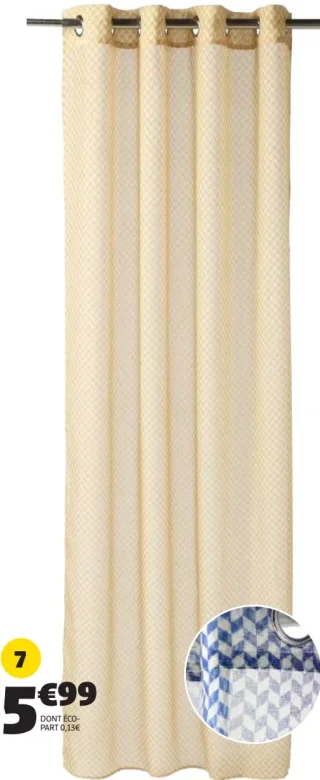 RIDEAU DIM.140X240 CM, POLYESTER
