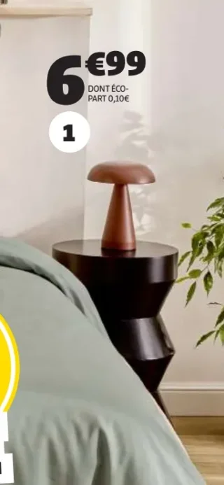 Lampe tactile Ø15x21cm Gifi