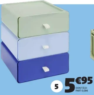 RANGEMENT 3 TIROIRS