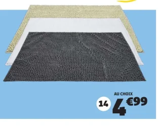 Tapis chenille GiFi