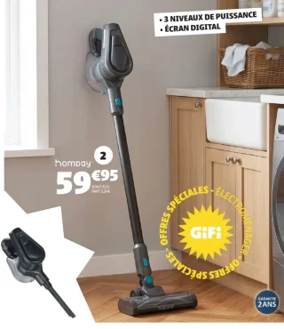 Aspirateur balai sans fil Homday