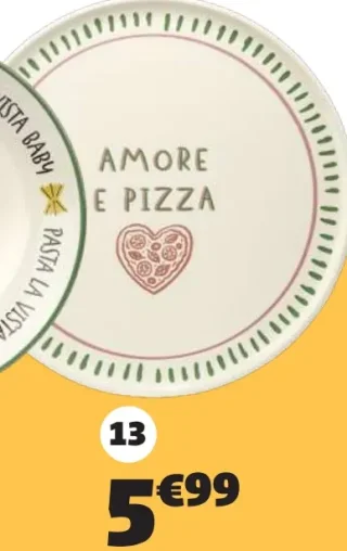 Assiette pizza