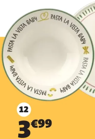 Assiette à pâte