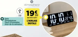 Atmosphera L'horloge digitale