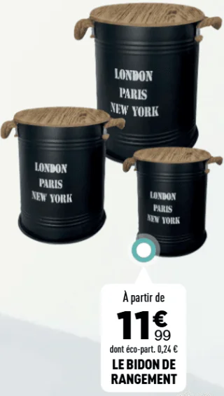LE BIDON DE RANGEMENT