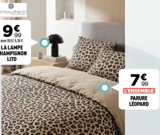 Parure Léopard Microfibre