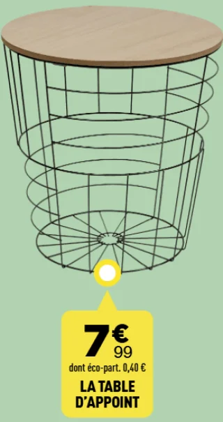 La table d'appoint